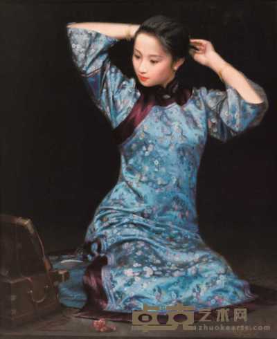 蒋昌一 1996年作 少女 82×66cm
